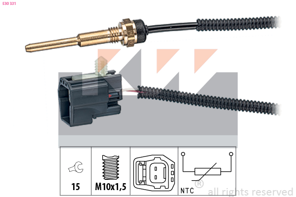 Senzor,temperatura lichid de racire 530 331 KW
